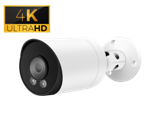4K 8MP IP Indoor/Outdoor Infrared Bullet Security Camera with 2.8mm Fixed Lens